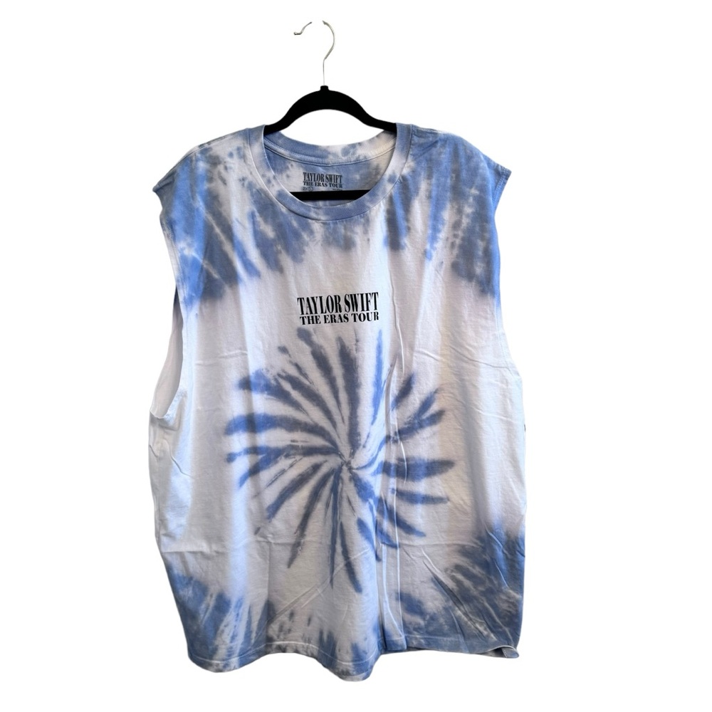 NEW Taylor Swift Eras Tour Official Merch Blue Tie Dye Tank Top 2XL